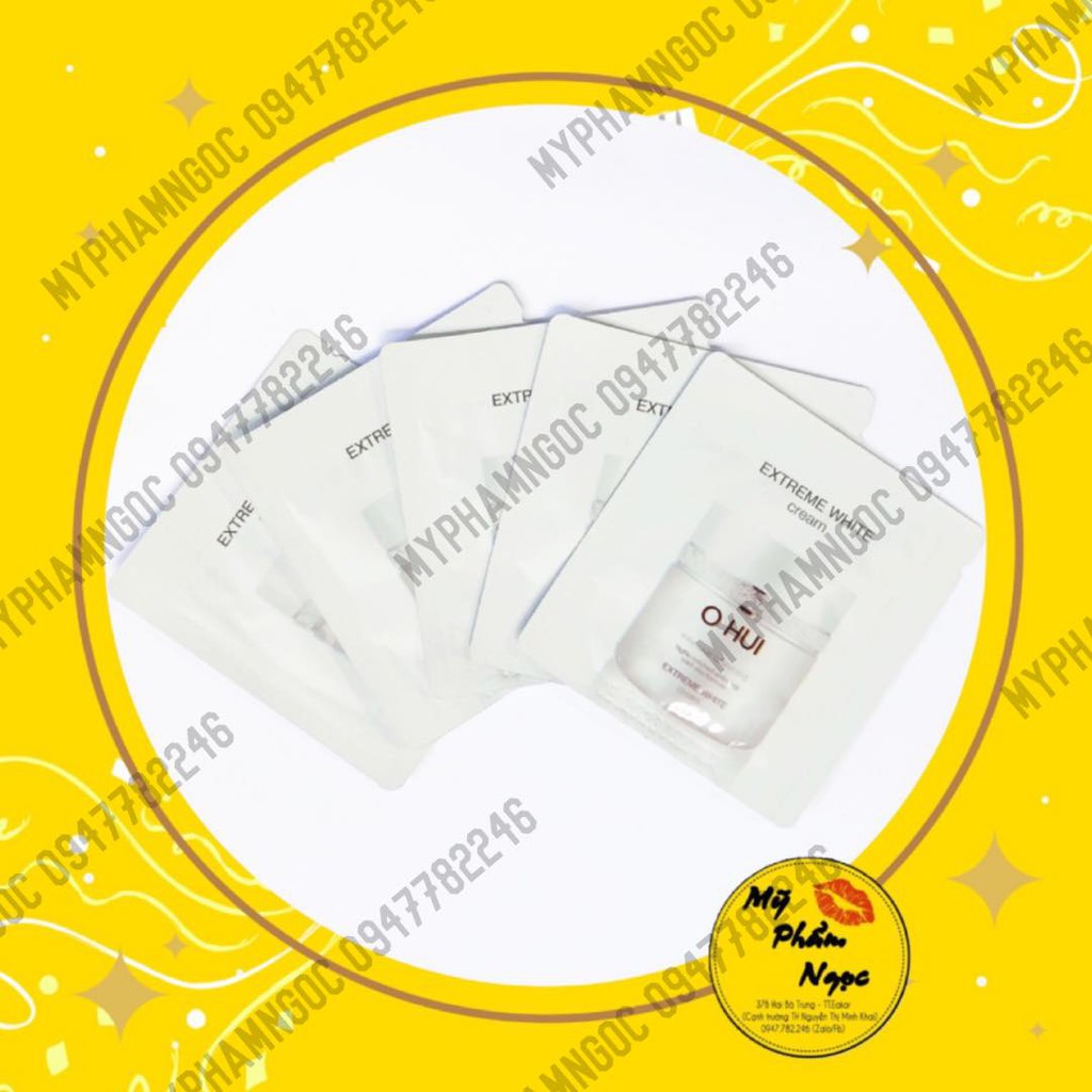 Gói [Sample] Kem Dưỡng Trắng Da Giảm Mờ Thâm Nám Ohui Extreme White Cream