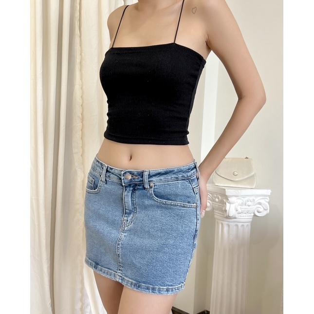 Áo thun gân 2 dây