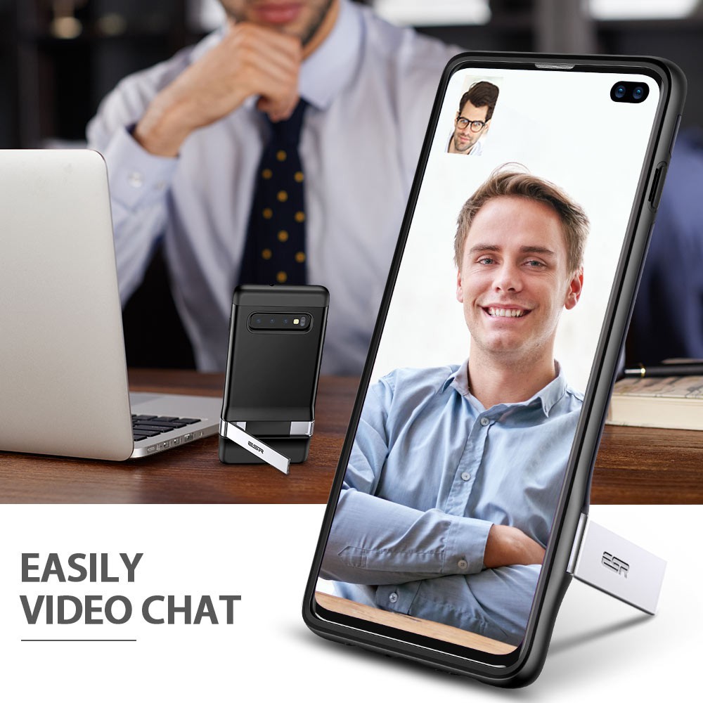 Ốp Điện Thoại ESR Bằng TPU Có Giá Đỡ Kim Loại Cho Samsung S10+