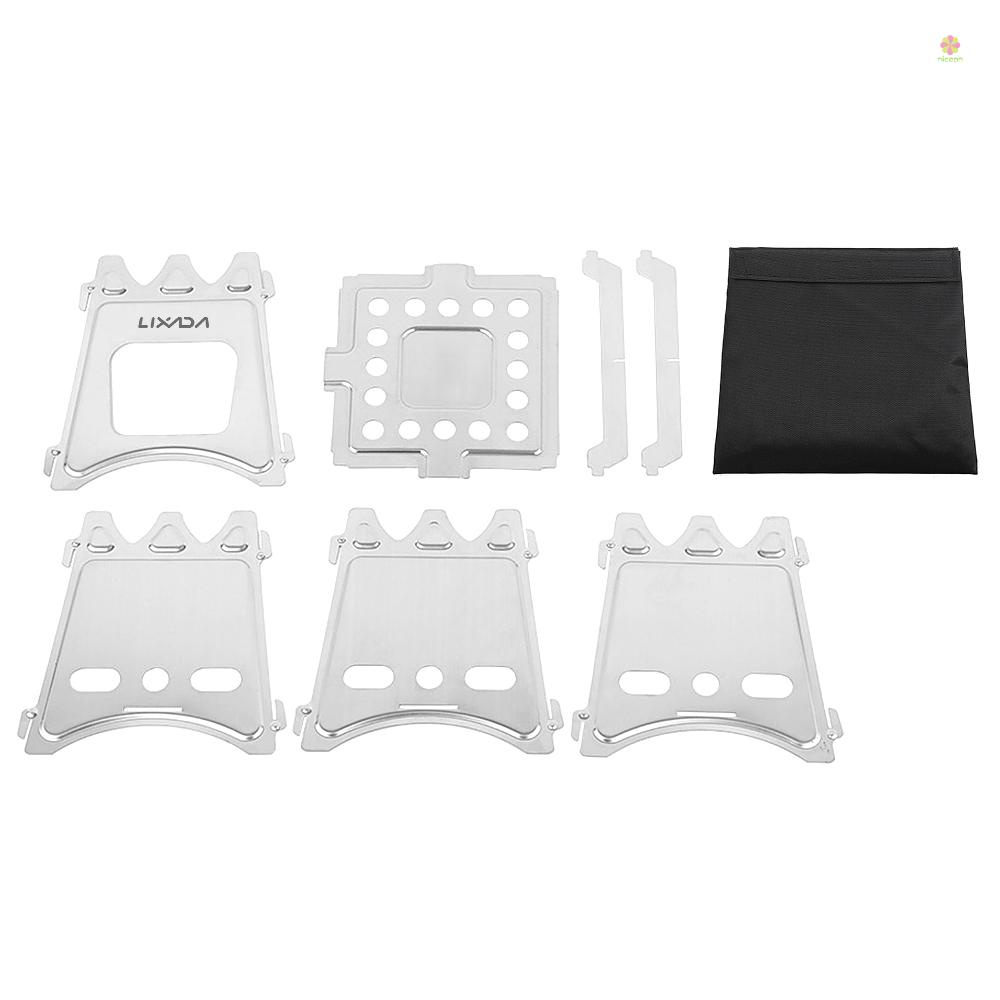 Bếp Củi Cắm Trại Lixada Tiện Lợi Lixada 6