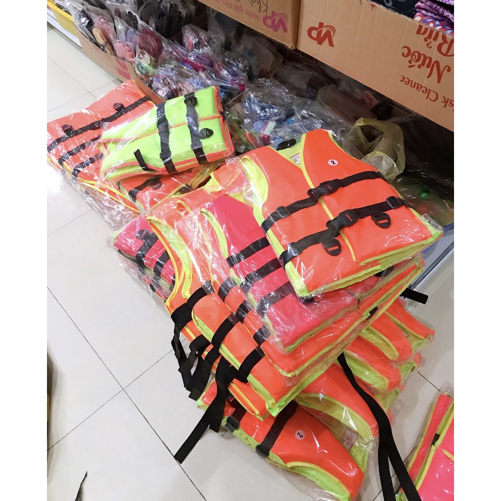 Áo phao bơi cho bé, áo phao cứu hộ siêu nhẹ - Đủ size cho cả trẻ em và người lớn