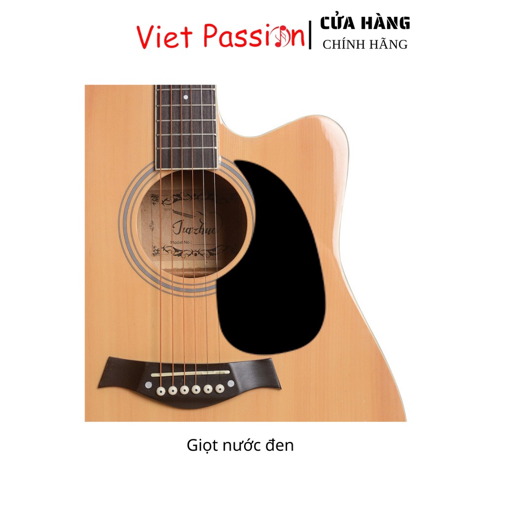 Miếng dán Chim đen và Người chống trầy xước cho đàn guitar acoustic, classic vietpassion