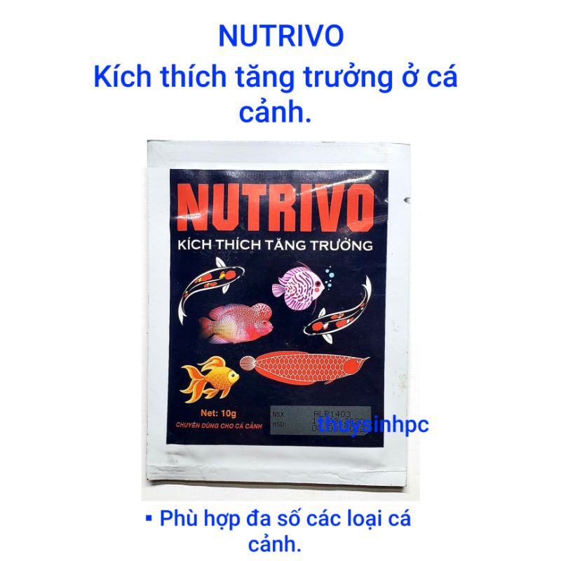 Thuốc Nutrivo cho cá cảnh thủy sinh