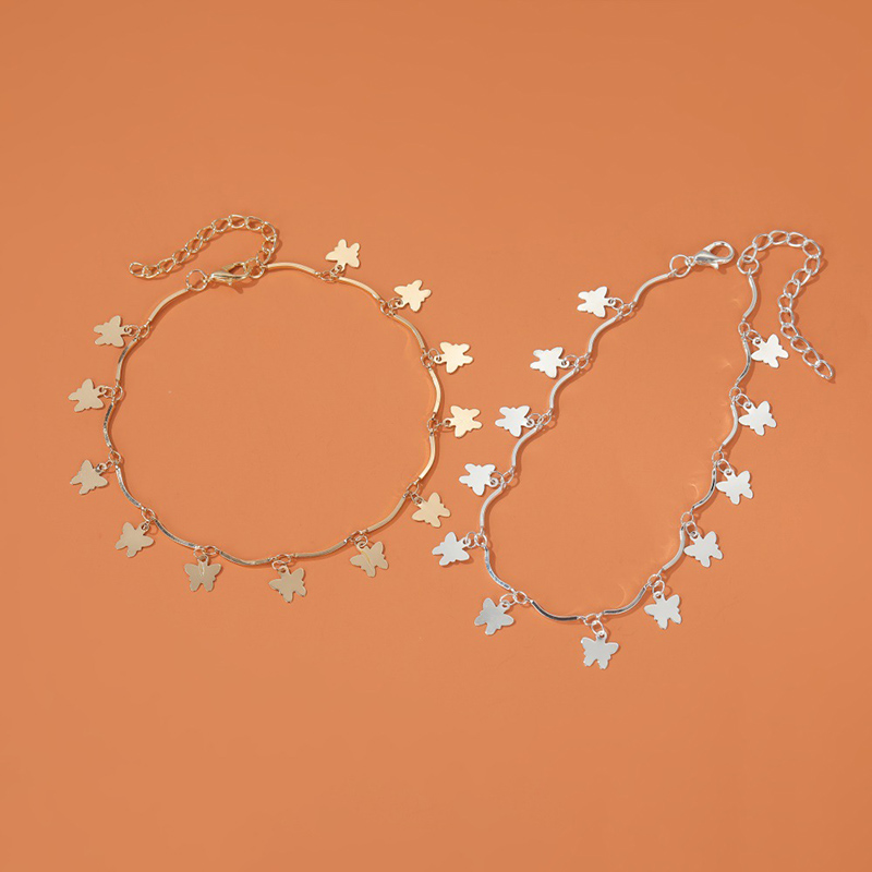 [Mã FAMAYFA giảm 10K đơn 50K] Fashion Tassel Pendant Butterfly Anklet Female Ethnic Style Simple Beach Foot Chain | BigBuy360 - bigbuy360.vn