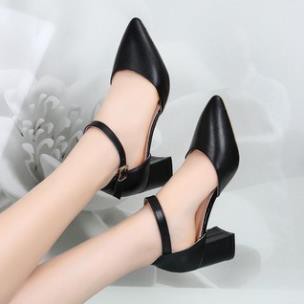 [SALE KHỦNG] GIÀY CAO GÓT 5CM ĐẾ VUÔNG A8