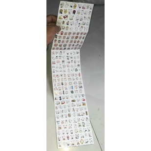 Sét 12 tờ hình dán sticker trang trí rất đẹp kích thước 6x8cm khoảng 200 hình nhỏ