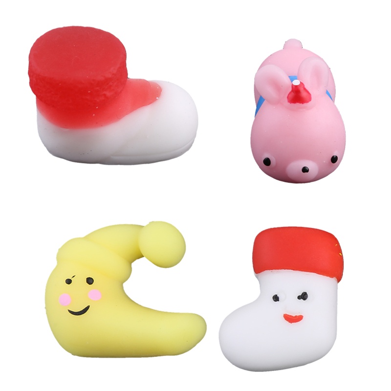 Youyo Đồ Chơi Bàn TPR Mềm Màu Sáng Vui Nhộn Cho Trẻ Em Trong Nhà / Ngoài Trời Vào Dịp Giáng Sinh