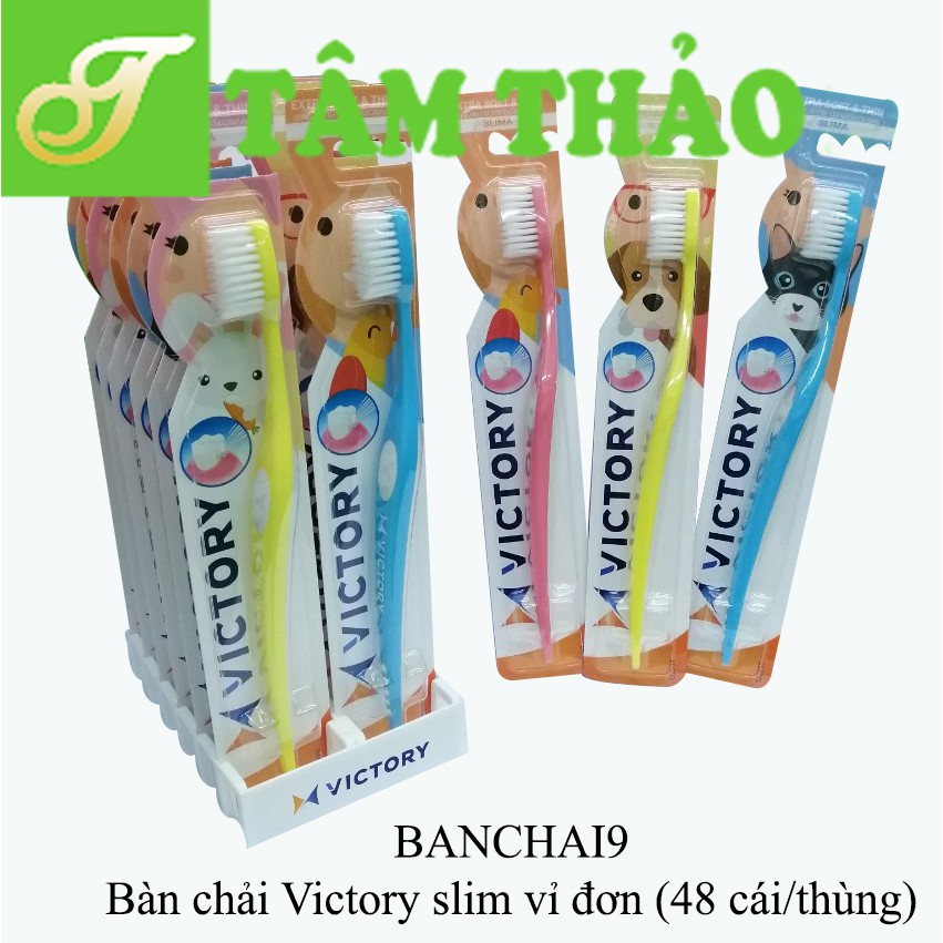Bàn chải Thái Lan Victory slim vỉ đơn  8851938902216