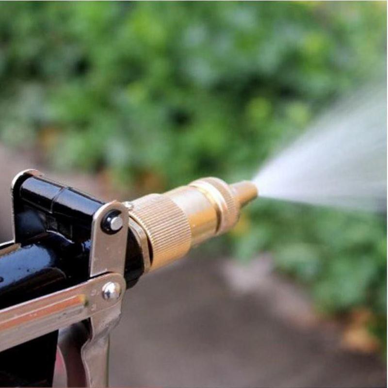 Vòi đồng xịt rửa xe tăng áp lực, Vòi xịt tăng áp phun nước cực mạnh 206236 tặng đai
