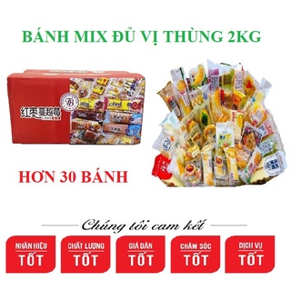 Bánh đài loan mix đủ vị thùng 2kg siêu hot
