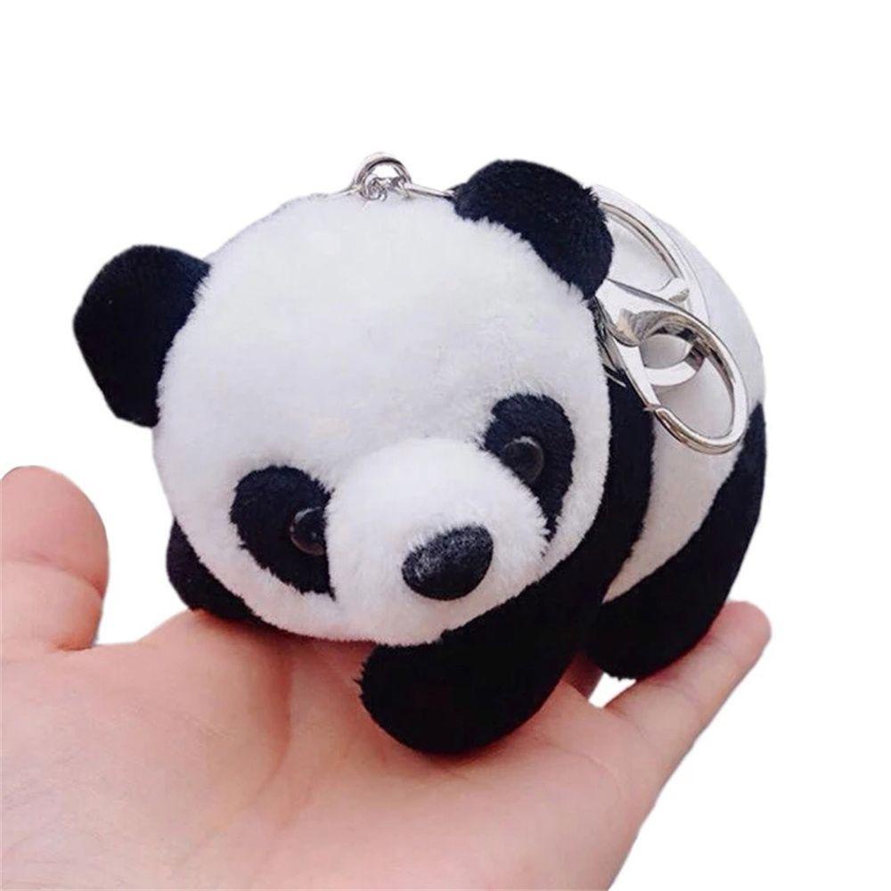 LILYES Móc Khóa Hình Gấu Trúc Hoạt Hình Dễ Thương