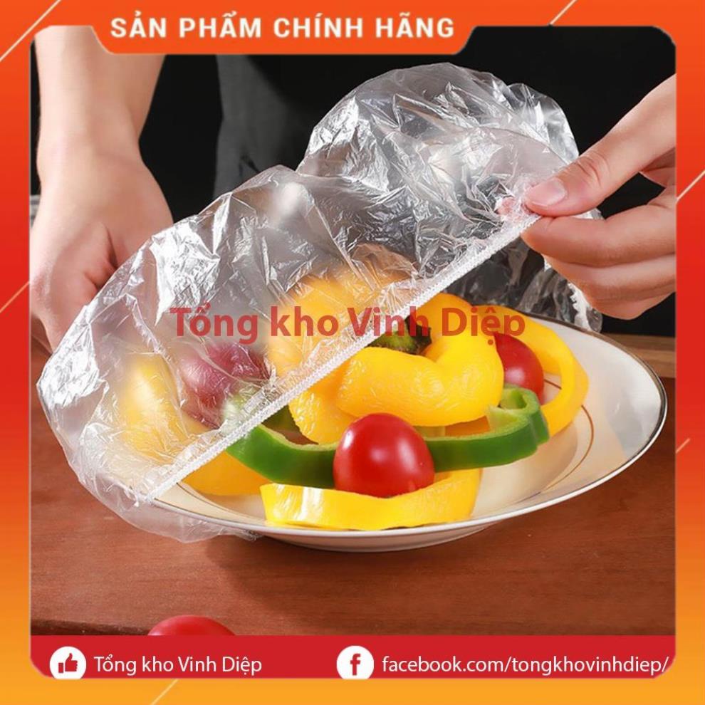 Túi gấu 100 màng bọc thực phẩm có chun co giãn, tái sử dụng được