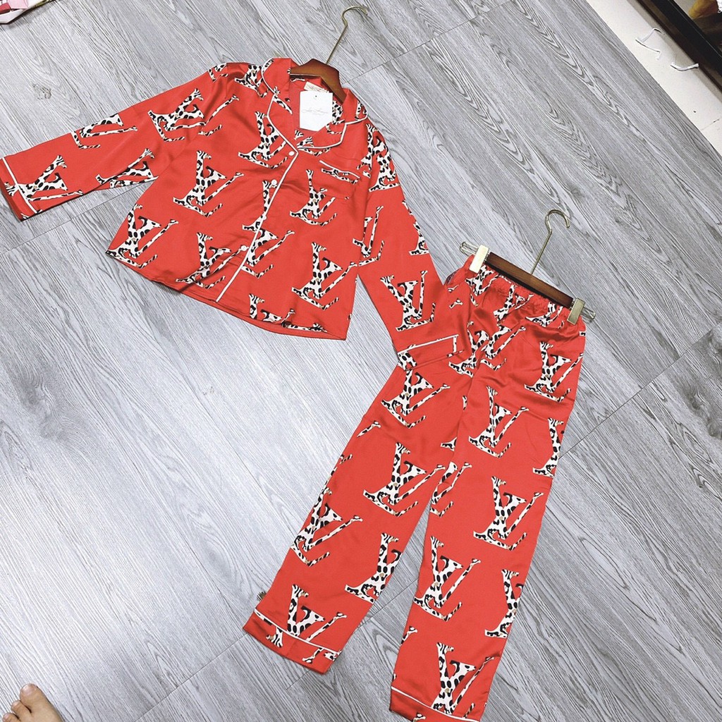 BỘ ĐỒ NGỦ, PIJAMA 💘 SANG CHẢNH 💘 Đồ bộ ngủ lụa gấm cao cấp mềm mịn, không xù, hoạ tiết sang chảnh. | BigBuy360 - bigbuy360.vn