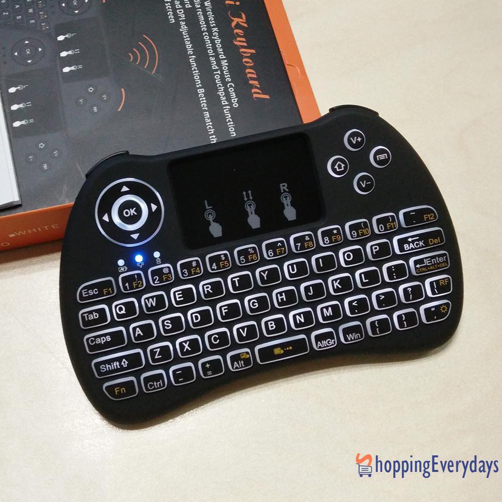 Tay Cầm Chơi Game Không Dây H9 2.4ghz Có Đèn Nền Chất Lượng Cao