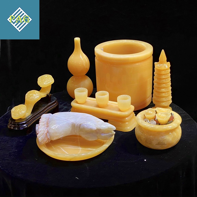 Bát Nhang Lư Hương Thờ Cúng Chế Tác Từ Đá Tự Nhiên Cao Cấp - Đồ Thờ Cúng Phong Thuỷ
