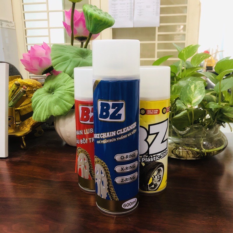 BZ COMBO Dầu Bôi Trơn Xích, Dưỡng Xe, Đánh Bóng Sáng Bề Mặt