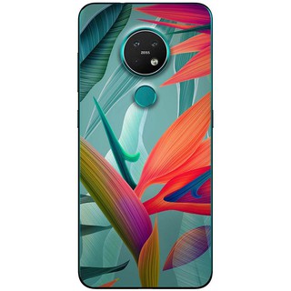 Ốp lưng Nokia 7.2 in hình Hoa cam xanh
