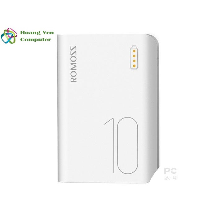 Sạc Dự Phòng Romoss Sense 4s Mini 10000Mah Siêu Nhỏ 2 Cổng Sạc Vào - Bh 1 Năm | Pin Dự Phòng Romoss Sense 4 Mini