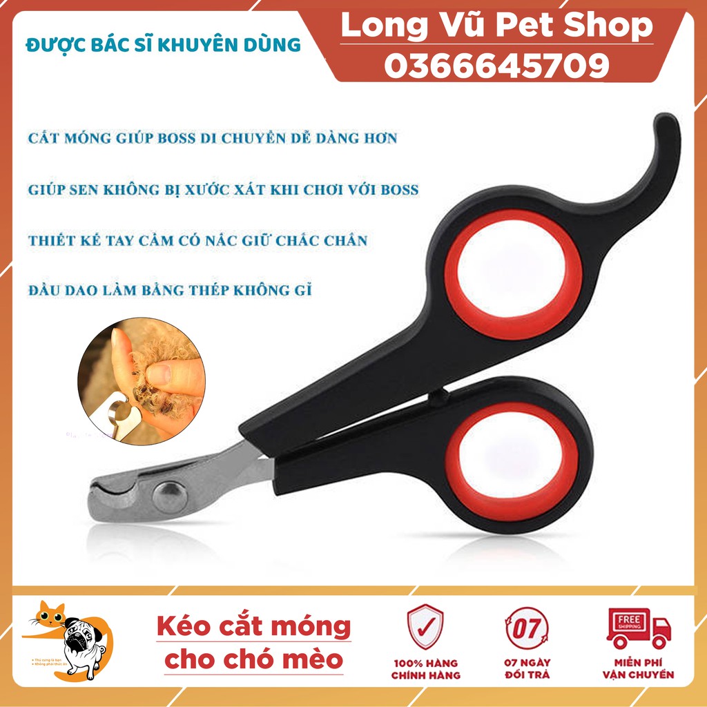 Kéo cắt móng cho chó mèo nhỏ Long Vũ Pet Shop