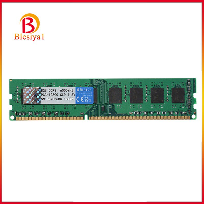 [BLESIYA1] 8G DDR3 PC3-12800U 1600MHz 240PIN DIMM AMD Motherboard Dedicated Memory RAM