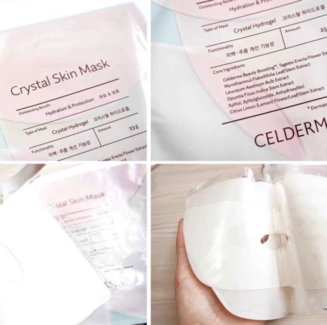 Mặt Nạ Thạch Anh Crystal Skin Mask Celderma