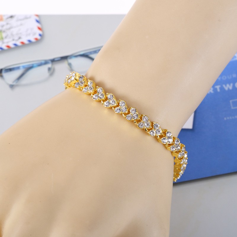 Vòng tay nữ kim cương nhân tạo - Lắc tay nữ kim cương nhân tạo sang trọng phong cách HÀN QUỐC | BigBuy360 - bigbuy360.vn