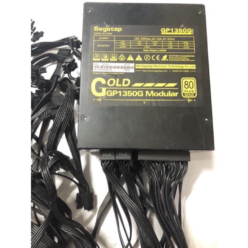 Dây Module Nguồn máy tính Segotep GP1350G GOLD hàng cũ