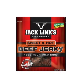 Thịt bò khô vị cay ngọt hiệu jack link’s 25gr các vị