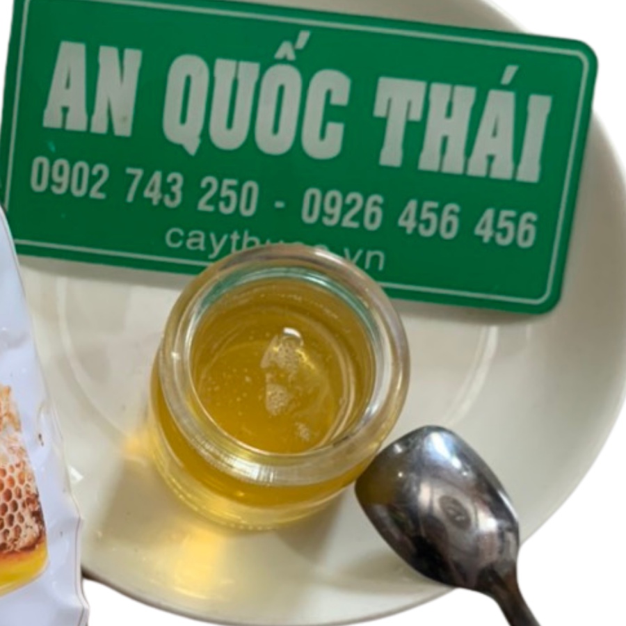 1 Lít (1.3KG) Mật Ong Hoa Nhãn, Mật Ong Hoa Vải Nguyên Chất 100%, Mật Ong Rừng Thiên Nhiên, Không Pha Đường