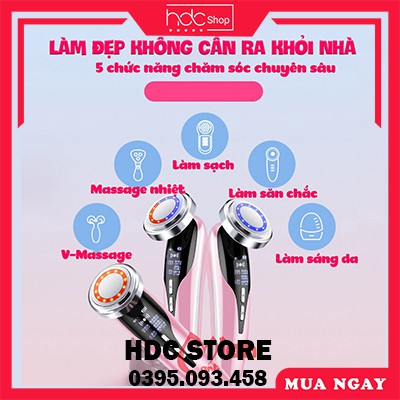 [SALE GIÁ SỐC] MÁY MASSAGE MẶT HDSD TIẾNG VIỆT BẢO HÀNH 3 THÁNG - MÁY CHĂM SÓC DA MẶT TOÀN DIỆN DRY007 | BigBuy360 - bigbuy360.vn