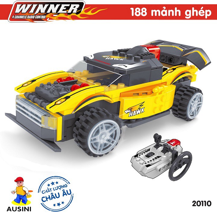 Lắp ráp Lego - Xe đua điều khiển Ausini No. 20110