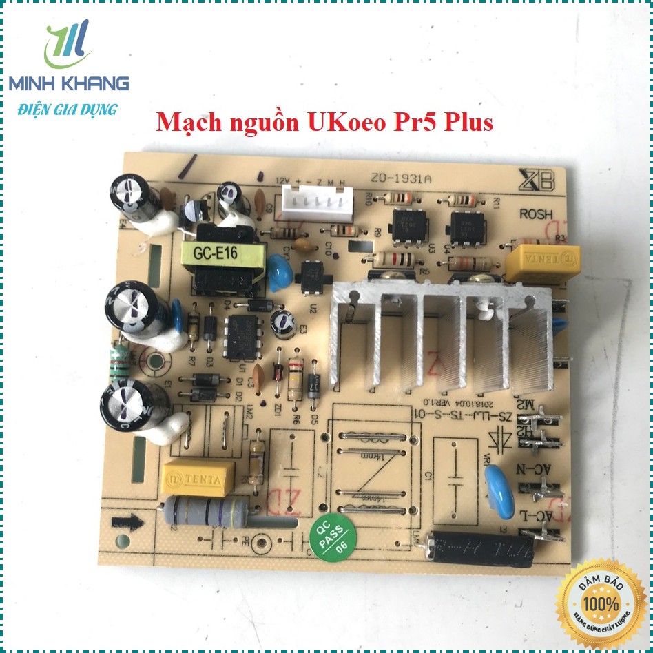 Phụ kiện Mạch điện Máy làm sữa hạt UKOEO PR5 PLUS