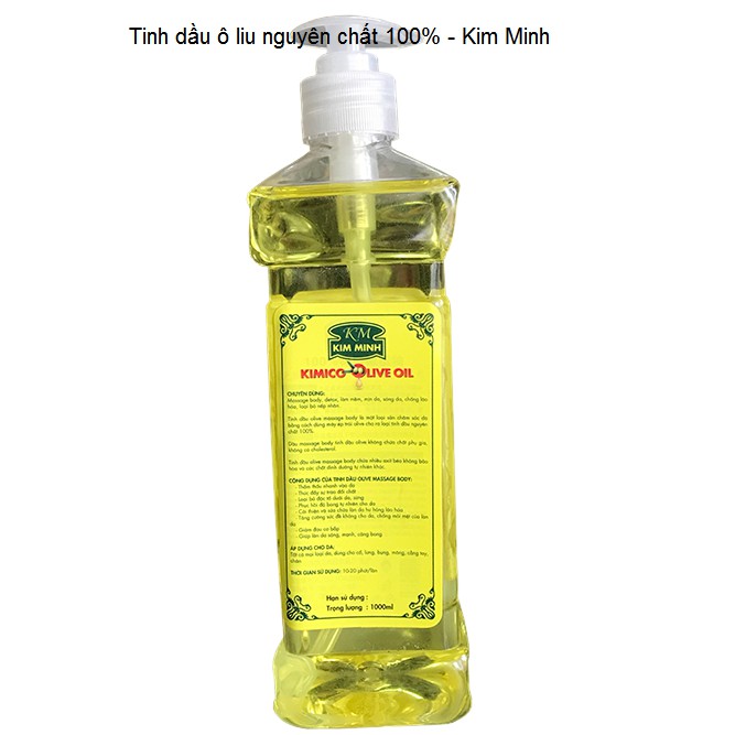 Dầu nền olive không mùi 1000ml dầu massage body