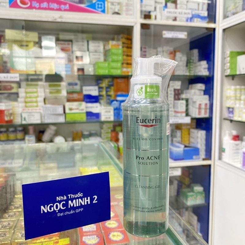 ✅ [Chính Hãng] Sữa rửa mặt Eucerin Pro ACNE Solution Cleansing gel cho da dầu mụn