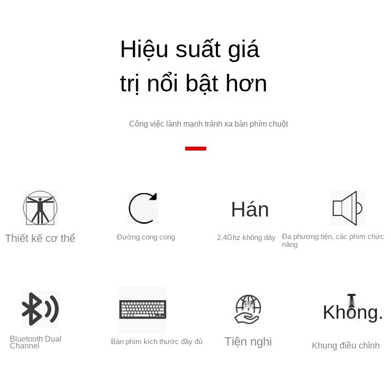 ♗Bàn phím công thái học đầy màu sắc thiết kế văn phòng không dây bluetooth bàn phím tắt tiếng chuyên dụng bàn phím đa ph