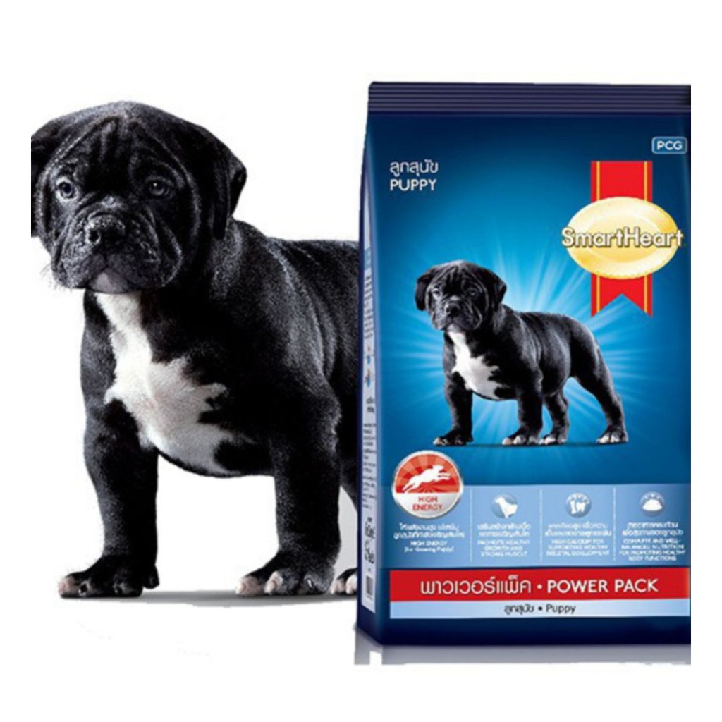 Thức ăn Smartheart  Power Pack cho chó Pitbull, Boxer, Dogo, Bully, Bulldog 3kg