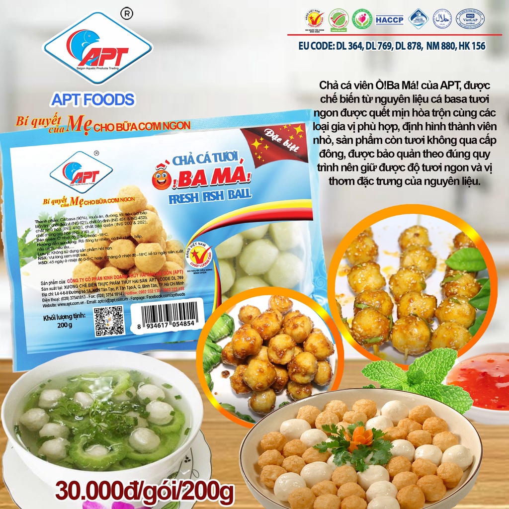 CHẢ CÁ TƯƠI- OBAMA -APT