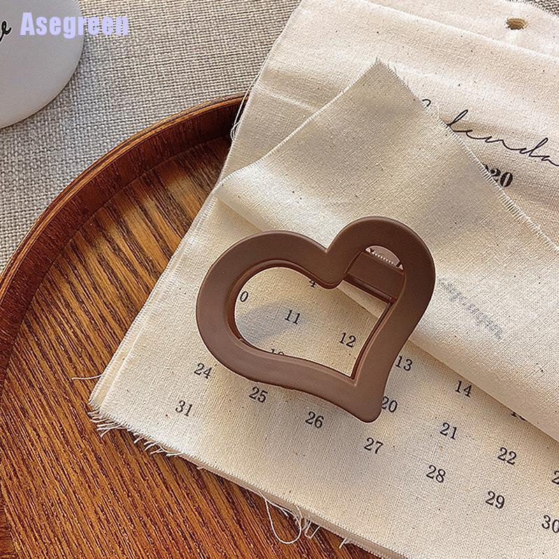 Kẹp tóc phong cách Hàn Quốc màu trơn bằng acrylic