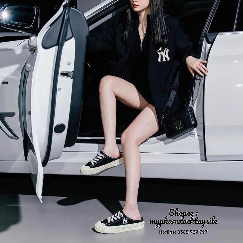 ĐỦ SIZE / BAO AUTH - Giày MLB Mule NY Đạp Gót - GIẦY HÀNG CHÍNH HÃNG
