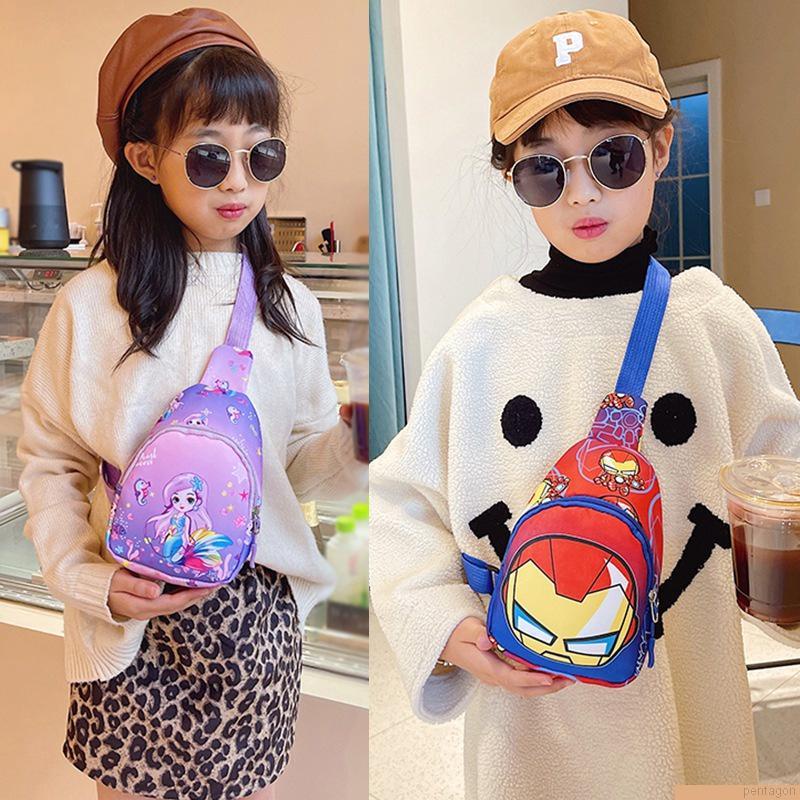 Túi đeo chéo vai họa tiết hoạt hình dễ thương cho bé