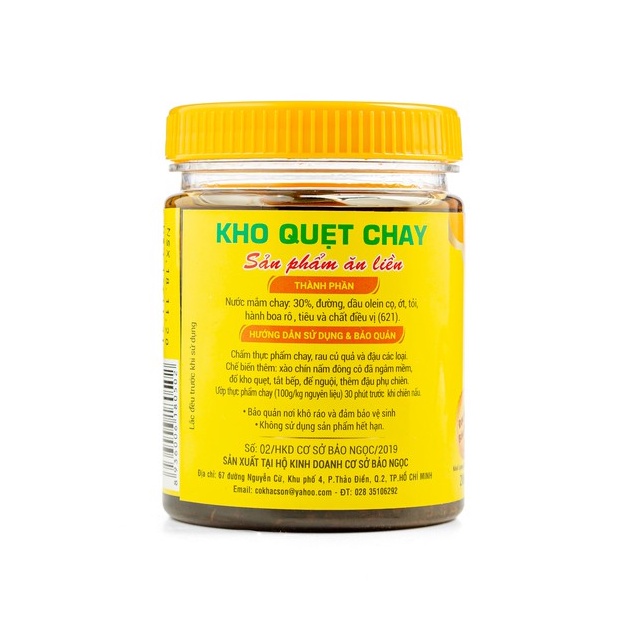 Kho quẹt chay ăn liền Bảo Ngọc 200g