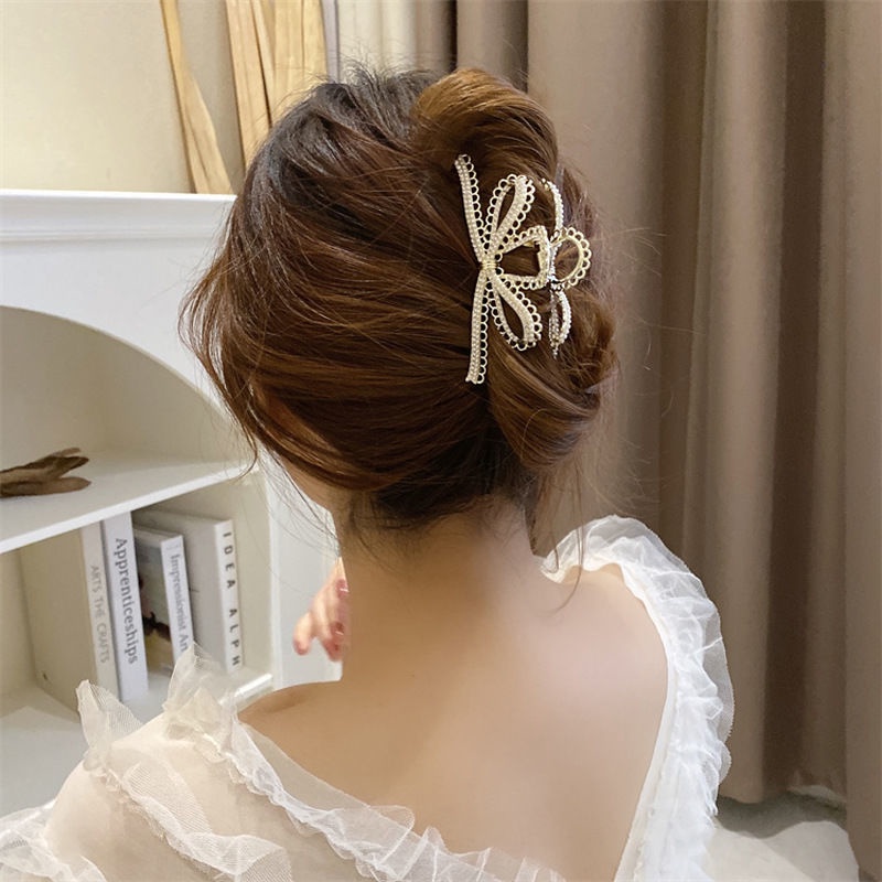 Kẹp Tóc Hình Nơ Màu Vàng Thời Trang Mùa Hè Cho Bé Gái