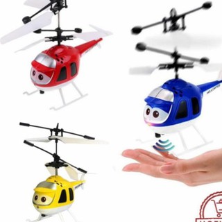 Máy bay trực thăng đồ chơi cảm biến hồng ngoại kèm điều khiển từ xa kèm cáp sạc -dc3585