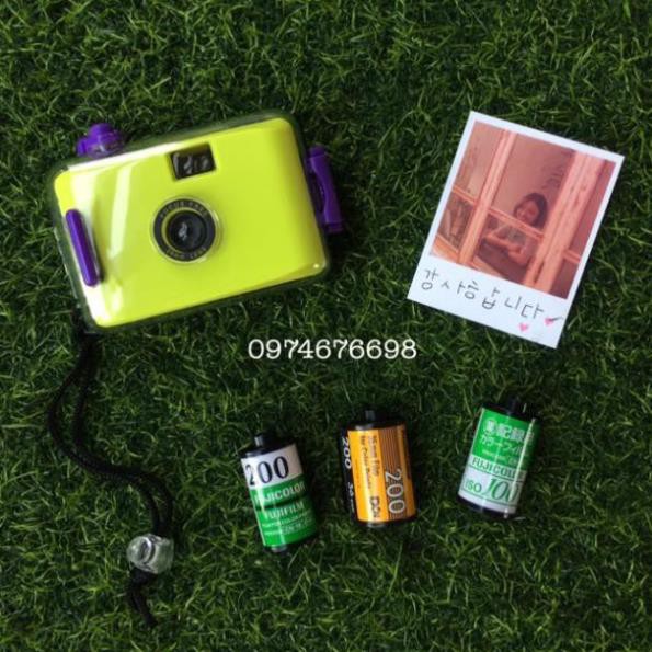 (Máy loại tốt, kèm film, được chọn màu) Máy ảnh film lomo chụp dưới nước