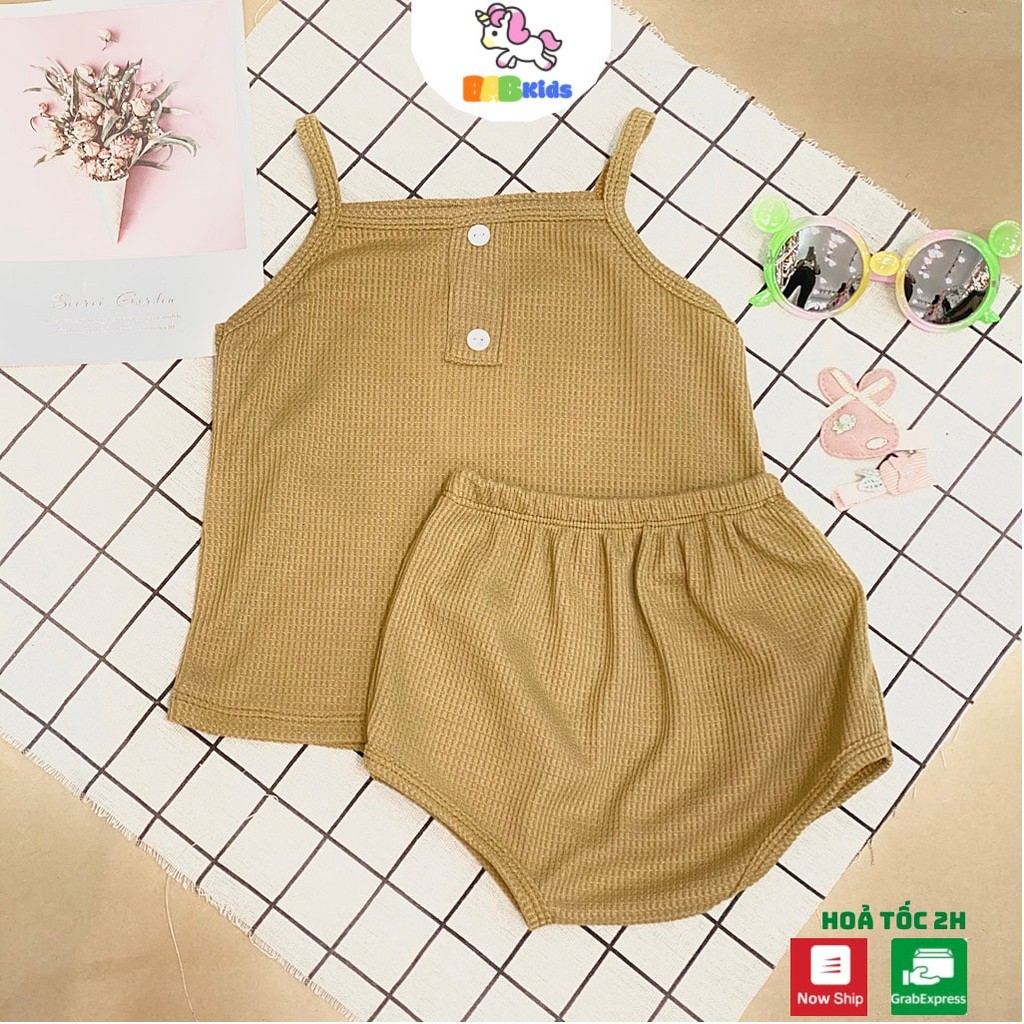 Bộ 2 Dây Và Quần Chip Đùi FREESHIP Chất Cotton Sợi Cho Bé Gái Siêu Yêu - SA - BUSKids