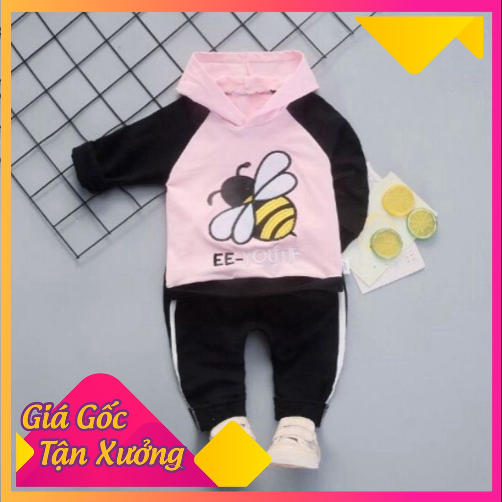 bộ ong có mũ cho bé iu