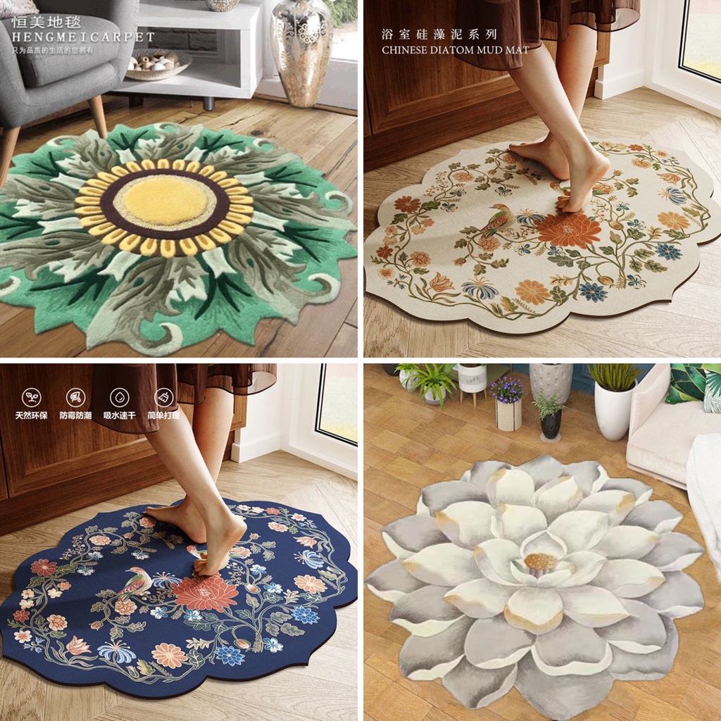 Thảm Decor, thảm trang trí Panama hàng nhập đế dệt cao cấp kích thước 80cm x 120cm