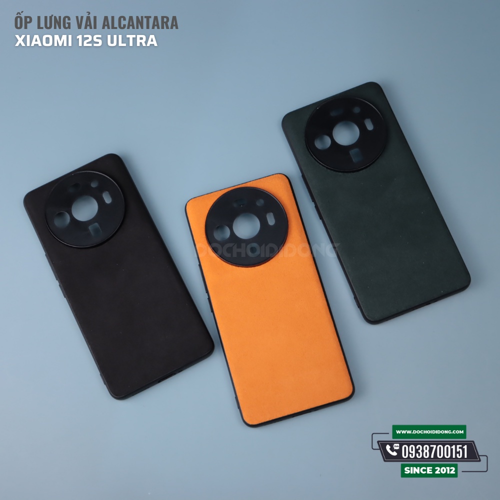 Ốp Lưng Vải Alcantara Cho Xiaomi 12S Ultra