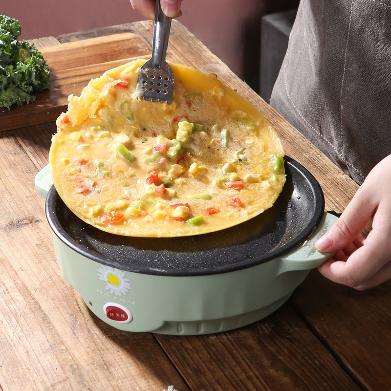 Bộ 4 Chảo Nướng Bbq Teppanyaki &amp; Nồi Hấp Mini Không Dính Đa Năng