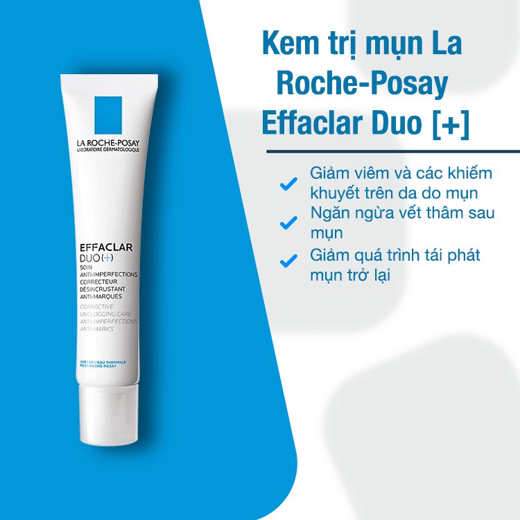 Kem trị mụn, giảm mụn La Roche-Posay Effaclar Duo+ (40ml)